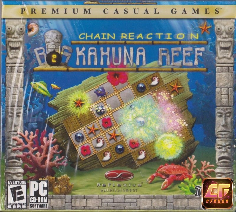 Game Big Kahuna Reef với bối cảnh biển sâu cùng nhiều loài cá dưới đại dương
