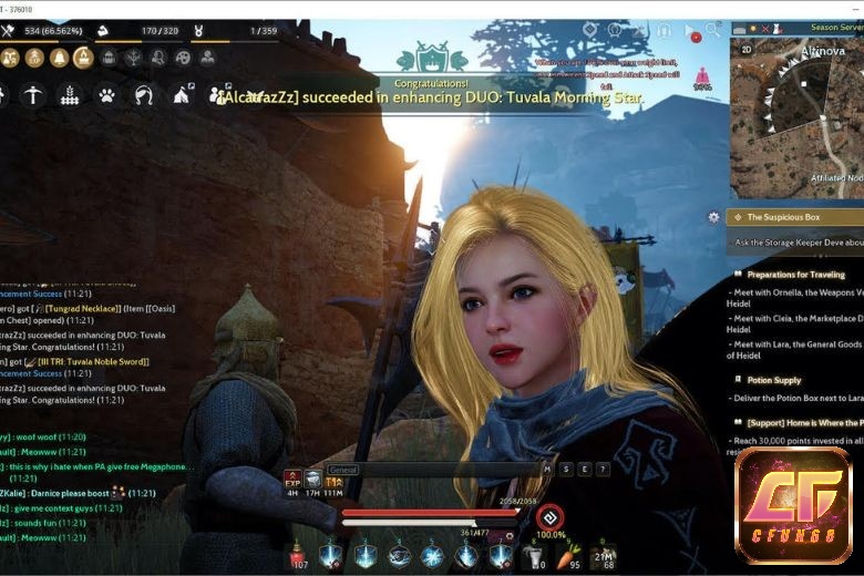 Black Desert online cho phép anh em thay đổi biểu cảm của nhân vật
