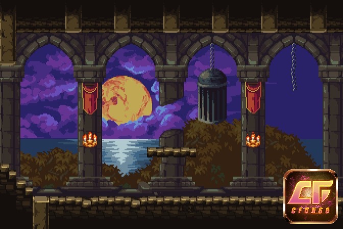  Đồ họa Dark Castle 2D tạo nên bối cảnh và nhân vật rõ ràng sắc nét