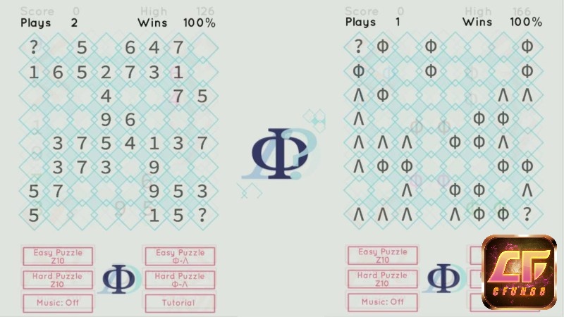 Đồ họa game Decodoku có thiết kế đơn giản, không gây ấn tượng mạnh