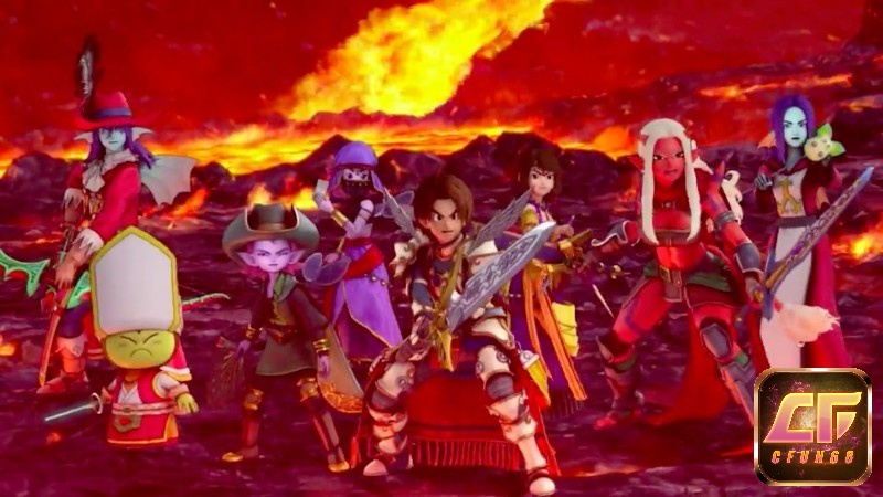 Lối chơi của game Dragon Quest X Online mang phong cách phiêu lưu hấp dẫn