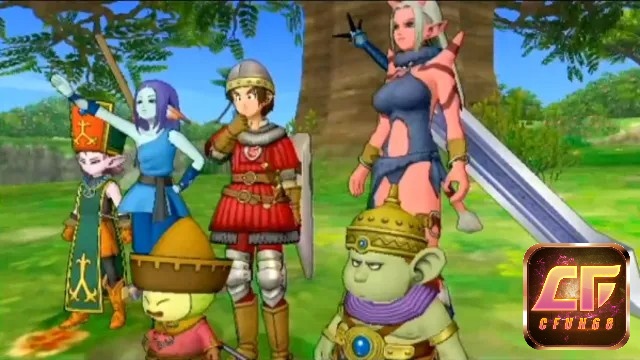 Trong game Dragon Quest X Online người chơi có khả năng tạo ra nhân vật của riêng mình