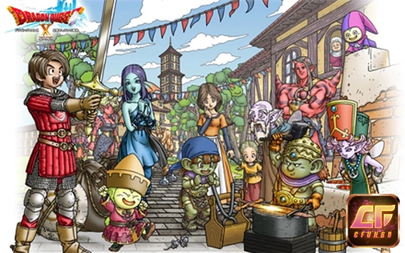 Game Dragon Quest X Online - Tựa game nổi tiếng từ Nhật Bản