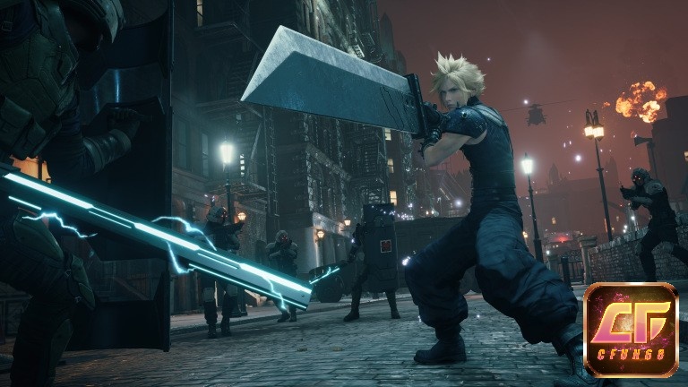 Giao tranh đầy gây cấn trong Final Fantasy VII Remake