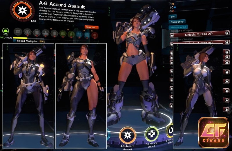 Trong Firefall người chơi có thể tựa tạo nhân vật cho riêng họ