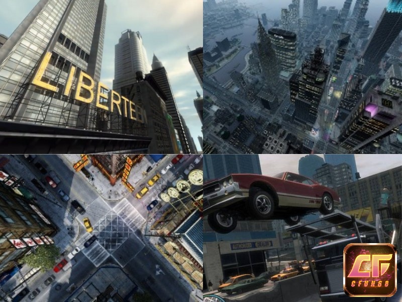 Đồ họa trong game Grand Theft Auto IV đã cải thiện đáng kể