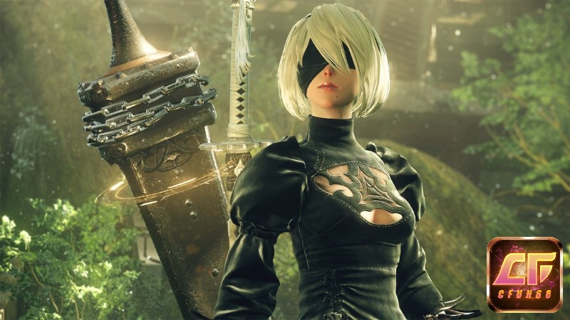 2B là nhân vật nữ chính của game NieR Automata