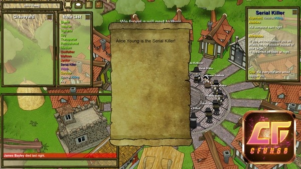 Game Salem có một chế độ chơi trực tuyến nhiều người chơi