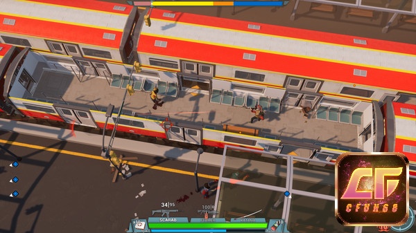 Đồ họa trong game 10 Miles to Safety được thiết kế với phong cách pixel art