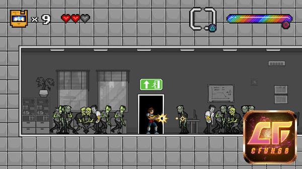 Game 16bit vs Reality đưa người chơi vào vai một nhân vật du hành giữa hai thế giới
