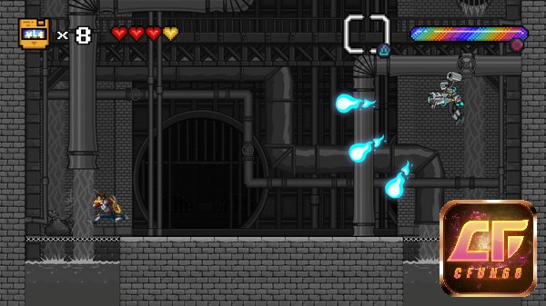 Đồ họa trong game 16bit vs Reality mang đến một trải nghiệm độc đáo bằng cách kết hợp hai phong cách khác biệt
