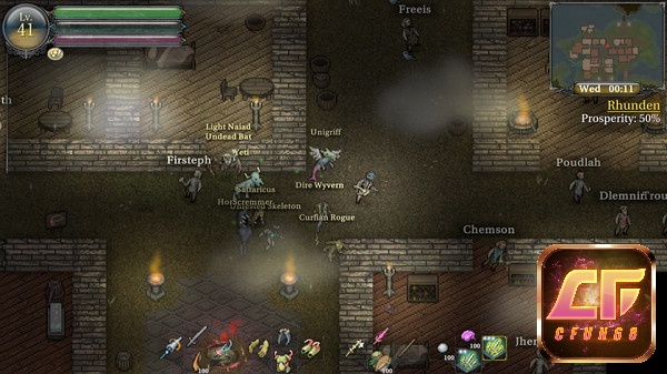 Game 9th Dawn III có lối chơi kết hợp giữa các yếu tố nhập vai cổ điển và khám phá thế giới mở