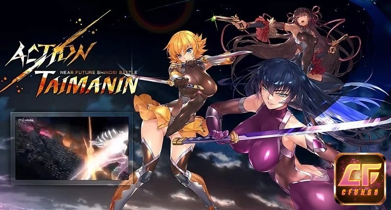 Trong Action Taimanin, người chơi sẽ điều khiển nhân vật nữ anh hùng mạnh mẽ