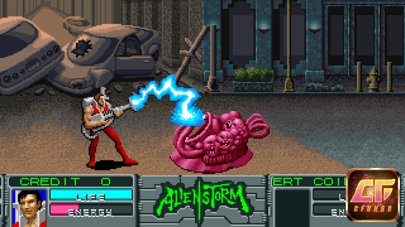 Alien Storm có 3 nhân vật chính để người chơi lựa chọn