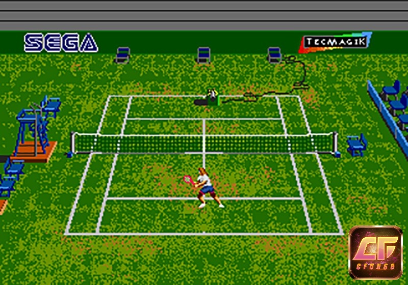 Lối chơi trong game Andre Agassi Tennis tập trung vào môn thể thao tennis