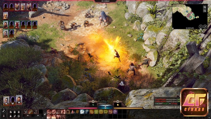 Baldur's Gate thuộc thể loại chiến thuật với thế giới mở