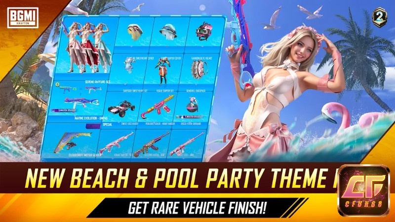 Game Battlegrounds Mobile India cung cấp một kho vũ khí đa dạng