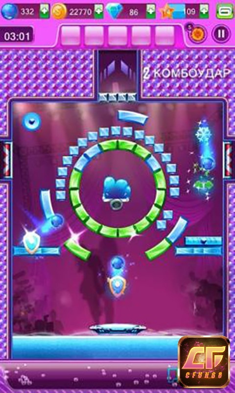 Game Block Breaker Deluxe 2 gây ấn tượng bằng đồ họa tươi sáng và bắt mắt