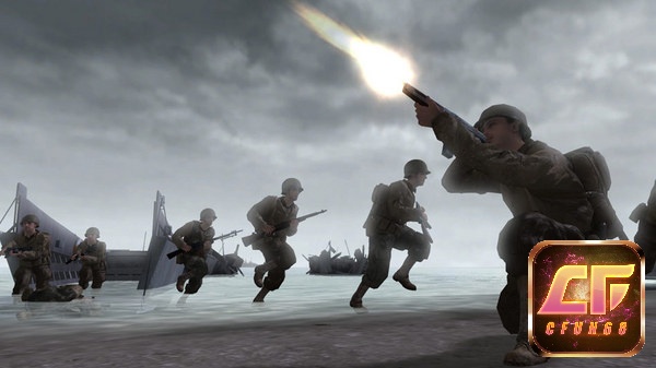 Game Call of Duty 2 được khen ngợi về đồ họa hấp dẫn và chất lượng cao
