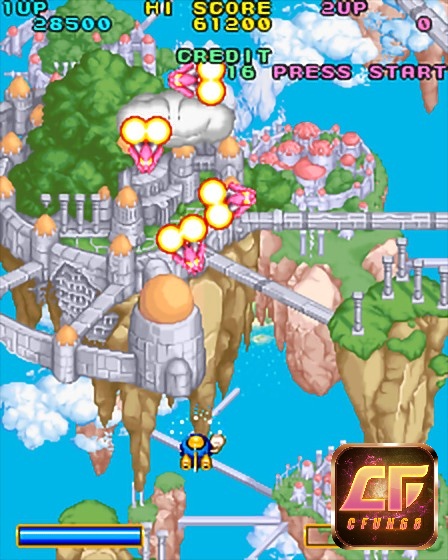 Trọng tâm của game này là các tàu vũ trụ TwinBee và WinBee
