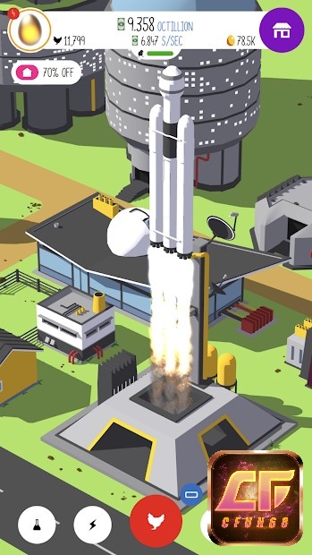 Trong nông trại của game Egg, Inc. người chơi có thể xây dựng và quản lý một loạt các công trình quan trọng