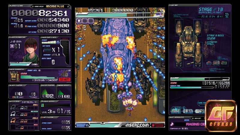 Trong game ESP Ra.De. có ba nhân vật chính mà người chơi có thể lựa chọn