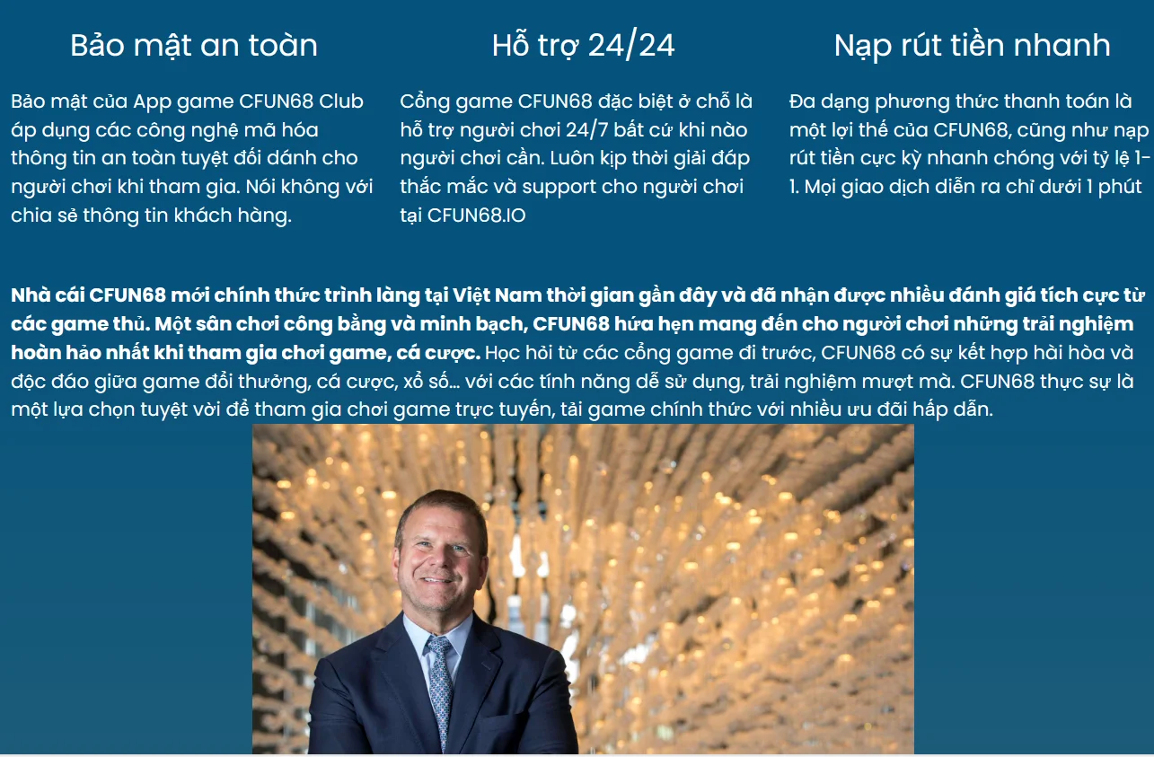 Tilman Fertitta luôn cố gắng nỗ lực phát triển nội dung cho CFUN68.IO