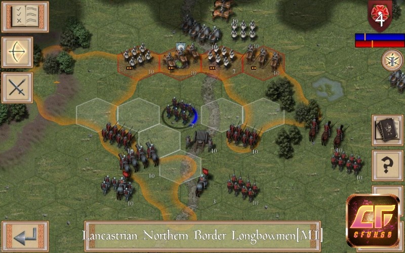 Đồ họa của game 100 Years' War là một trong những điểm nổi bật của game