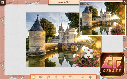 Trong game 1001 Jigsaw. World Tour: Europe có nhiều biểu tượng quen thuộc và đáng yêu