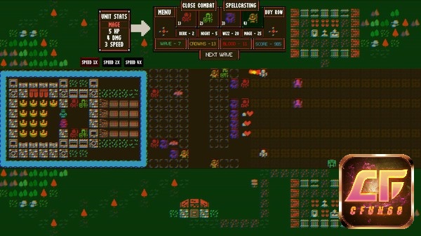 Game 1BIT CASTLE có 3 chế độ chơi chính