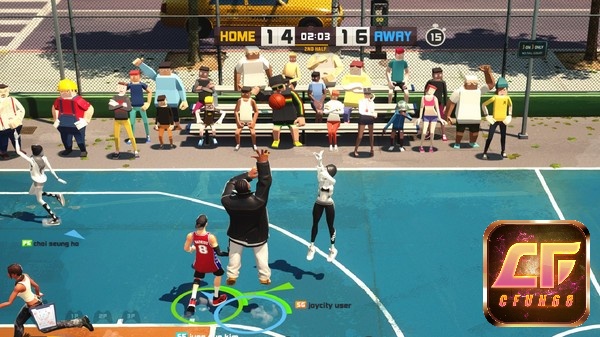 Trong game 3on3 FreeStyle: Rebound người chơi có thể tạo đội bóng của riêng mình