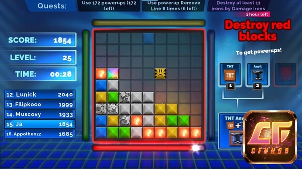 Game 3x64 có lối chơi xếp hình đặc sắc