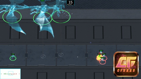 Các trận chiến trong game diễn ra theo thời gian thực và vô cùng khốc liệt
