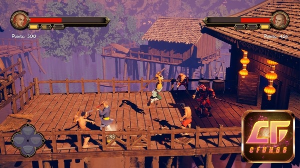 Đồ họa của game 9 Monkeys of Shaolin được đánh giá cao bởi các nhà phê bình và người chơi