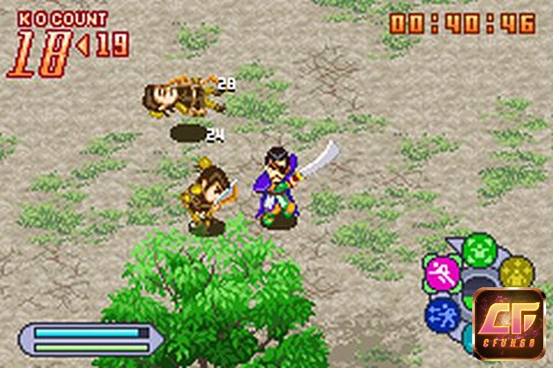 Game Advanced Warriors có lối chơi hành động chiến đấu hấp dẫn