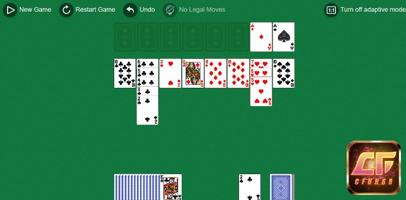 Game American Toad (card game) có lối chơi xếp bài đầy thách thức
