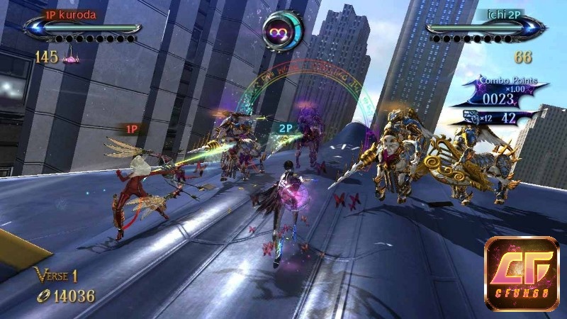 Game Bayonetta 2 mang đến một lối chơi hành động nhanh và đầy kịch tính