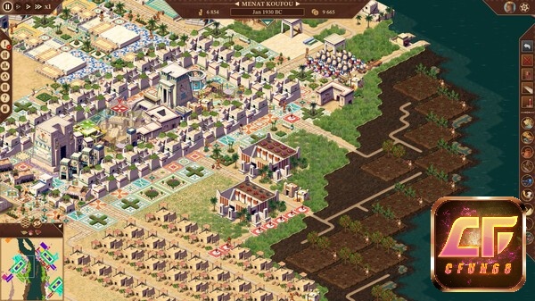 Game Call of the Pharaoh có đa dạng nhiều loại quân để bạn phát triển