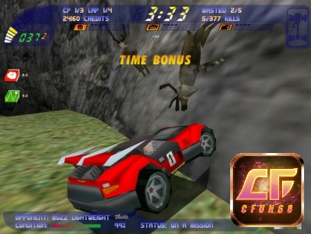 Đồ họa game Carmageddon II: Carpocalypse Now phong cách 3D khá đẹp và độc đáo