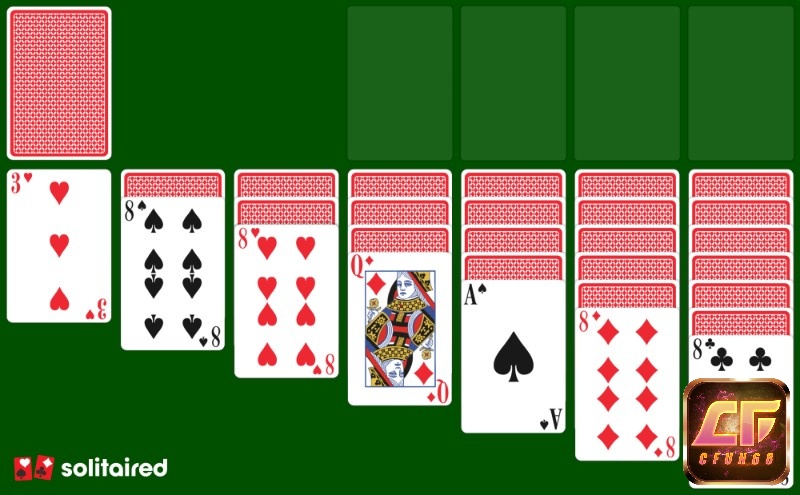 Trong game Casket (Solitaire) đồ họa thường được thiết kế đơn giản và dễ nhìn