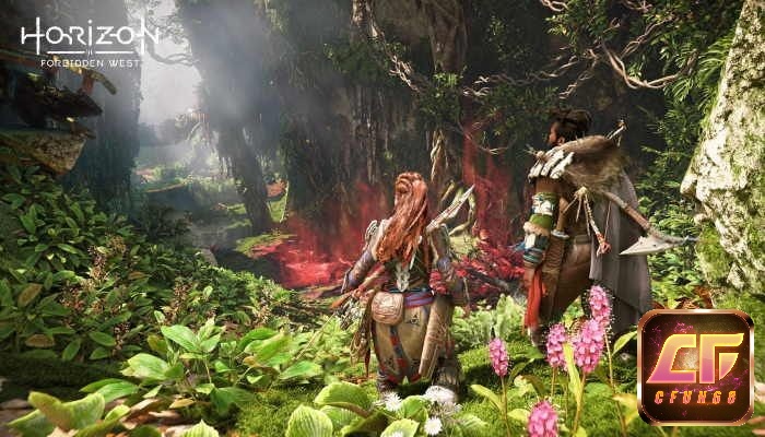 Bộ trang bị của Aloy bao gồm nhiều loại vũ khí và công cụ đa dạng