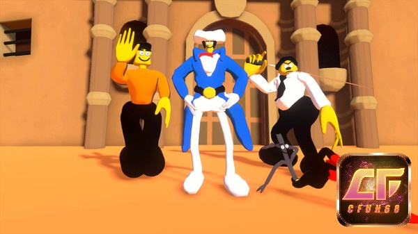 Các nhân vật trong game 'Member the Alamo? được chia thành hai phe