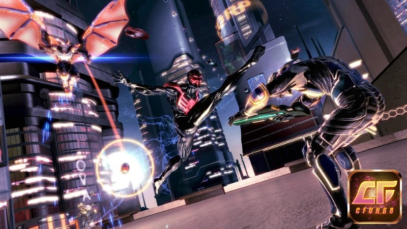 Game Spider-Man: Shattered Dimensions thể hiện đồ họa ấn tượng