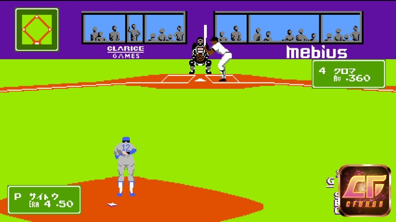 Game Bases Loaded (video game) có đồ họa 8-bit độc đáo