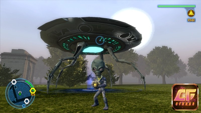 Game Destroy All Humans! (2005 video game) có đồ họa chân thực và sống động