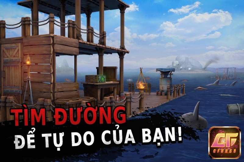 Raft là một tựa game sinh tồn trên đại dương hấp dẫn