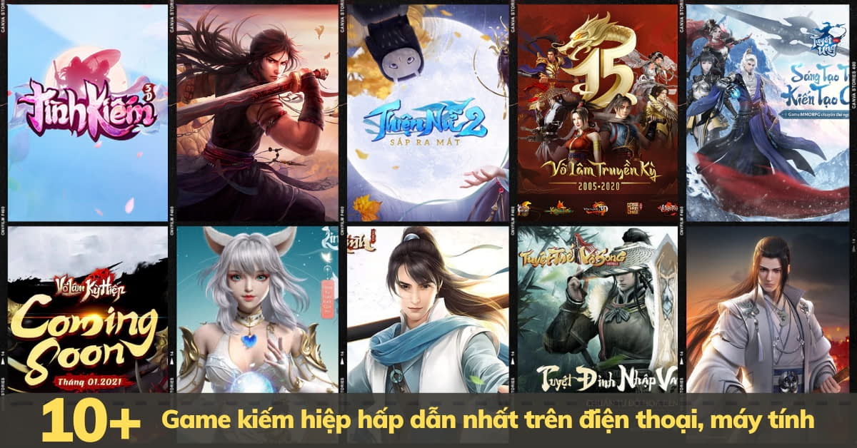 Game kiếm hiệp trên Mobile siêu hấp dẫn, giải trí thú vị