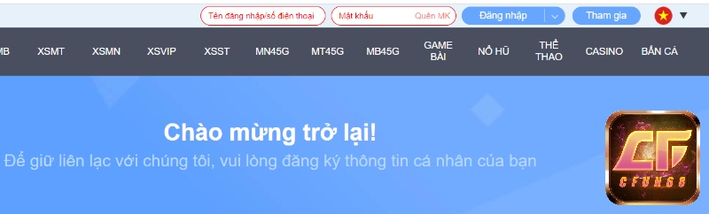 Nhập lại thông tin tài khoản và mật khẩu để đăng nhập vào tài khoản nhé