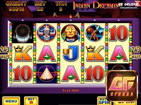 Nhấn Spin để bắt đầu quay guồng