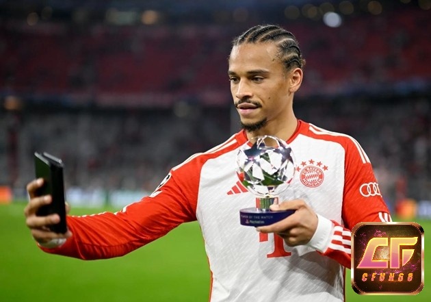 Tiền vệ hay nhất Bundesliga Leroy Sane rất hài lòng với phong độ hiện tại